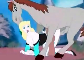 Doggy style fuck-fest with a princess