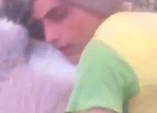 Submissive donkey in zoo porn with a male zoophile